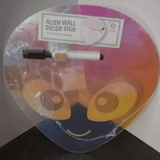Alien Face Wall Decor